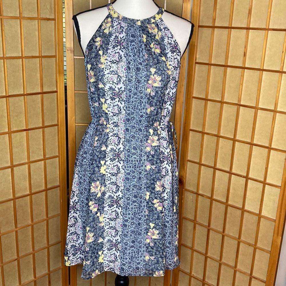 Loft Dress Floral Halter Style Dress